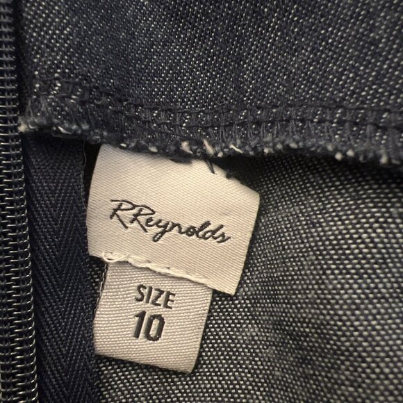 Vintage Robyn Reynolds Jeans Dark Denim Romper Jumpsuit Womens New Zealand 10 - Picture 4 of 8